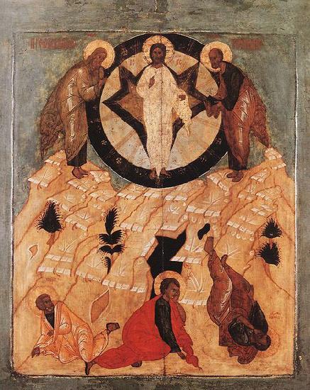 unknow artist Icon of the Transfiguration